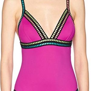 New La Blanca One Piece Swimsuit, Sz 12